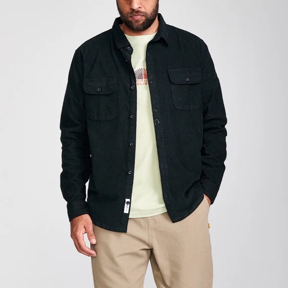 The Critical Slide Lazy Boy Corduroy Shirt - Picture 1 of 6